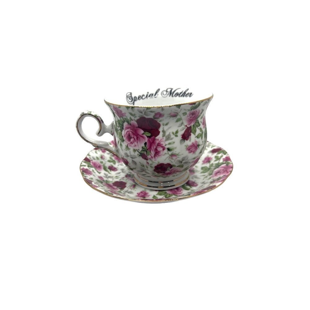 Victoria’s tea room cup and saucer